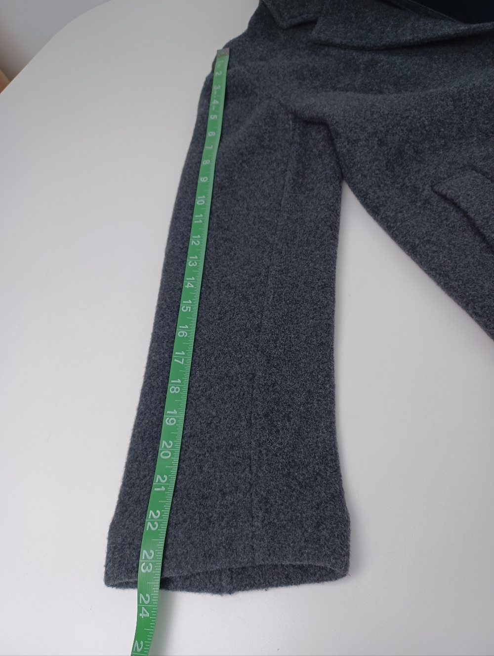 Faherty Atlantic Knit Coat Size XS Womens Quiet Luxury Wool Blend In Charcoal - Picture 11 of 15